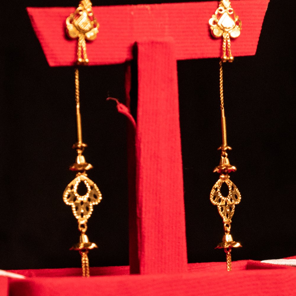 Gold Earrings 9