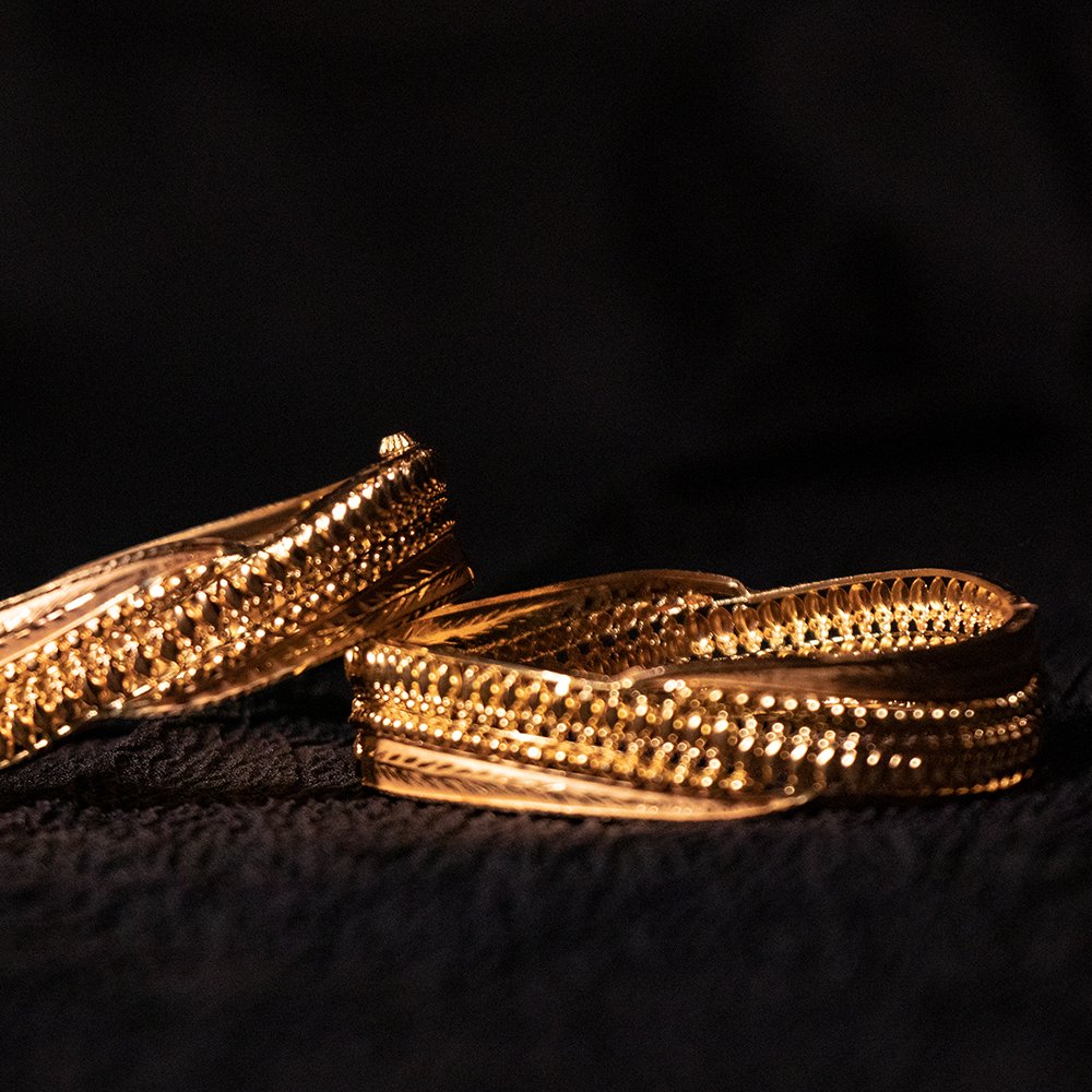 Gold Bangles 7