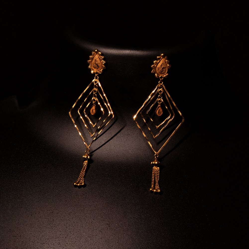 Gold Earrings 3
